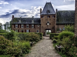 Holandia, Ogród, Zamek Doorwerth, Miasto Arnhem